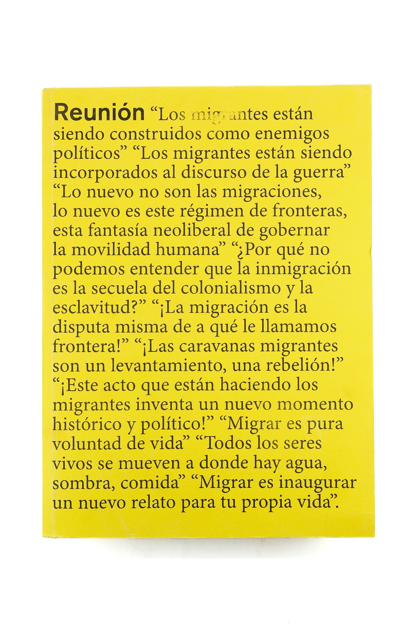 REUNIÓN. FRONTERA NORTE