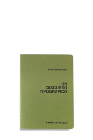 UN DISCURSO TIPOGRÁFICO